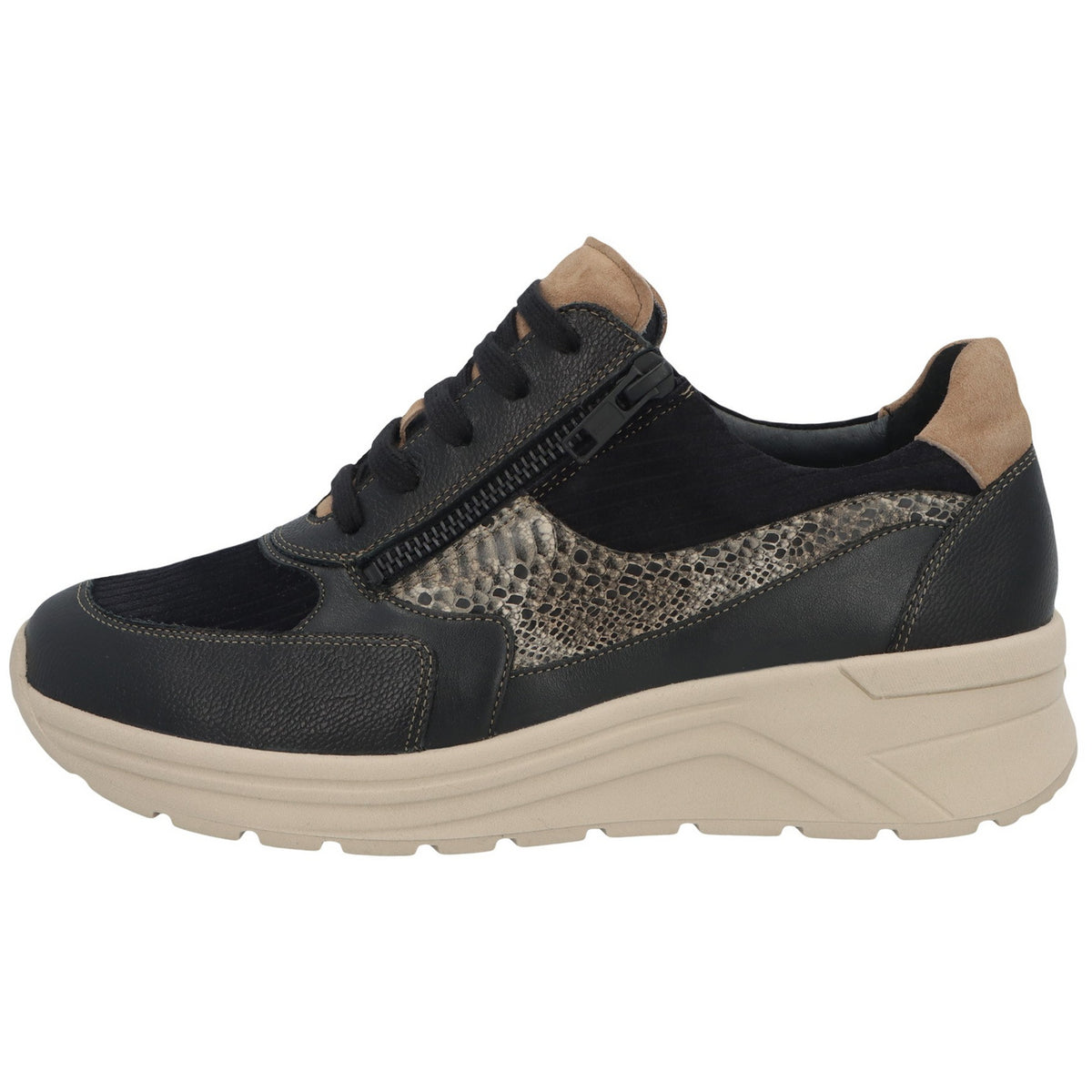 Solidus Schnürschuh 59083 Karma Weite K in Schwarz