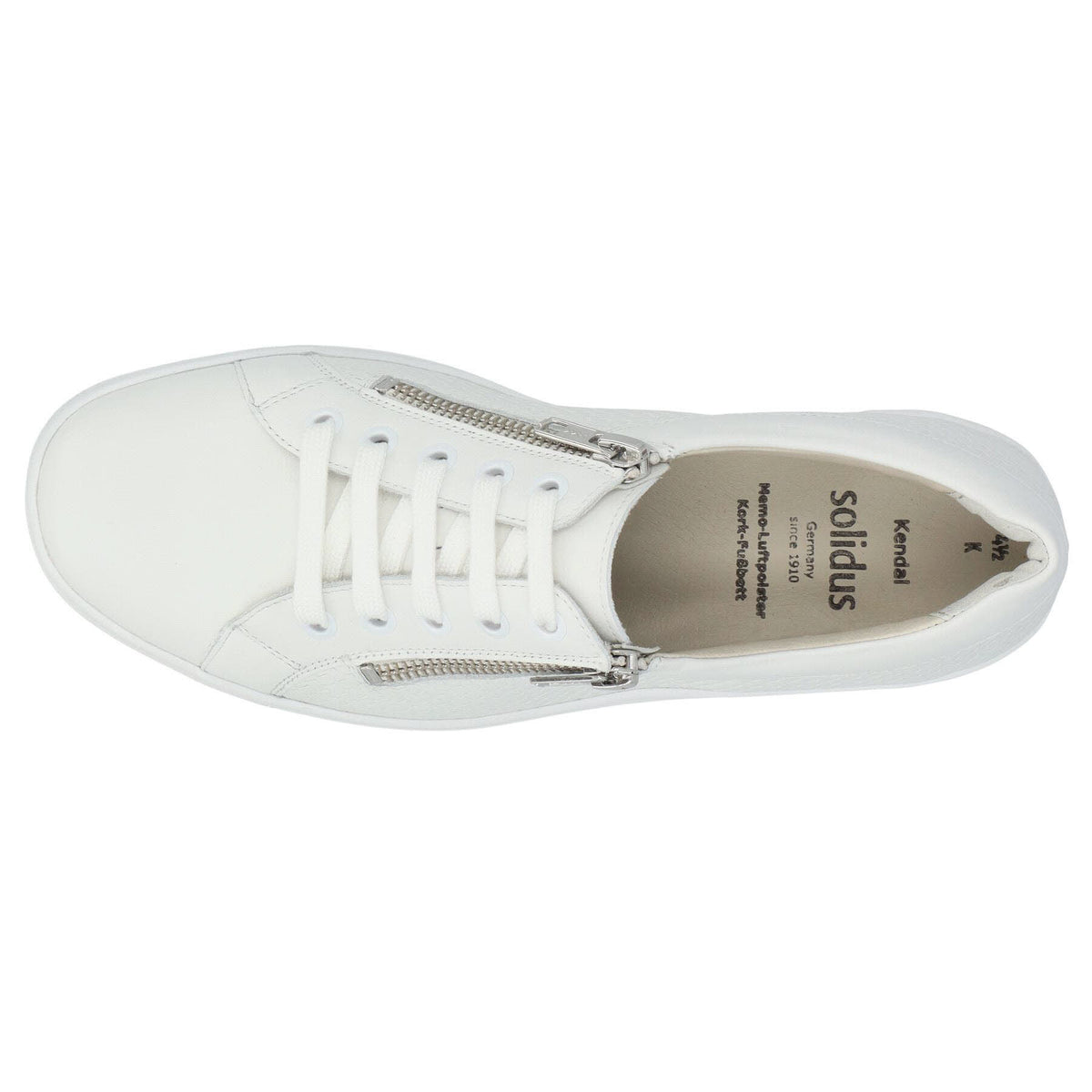 Solidus Schnürschuh 30135 Kendal - Weite K in Weiß