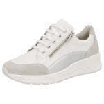 Solidus Schnürschuh 59075 Karma VEL/VIT/CITY lino/weiss/silber in Beige