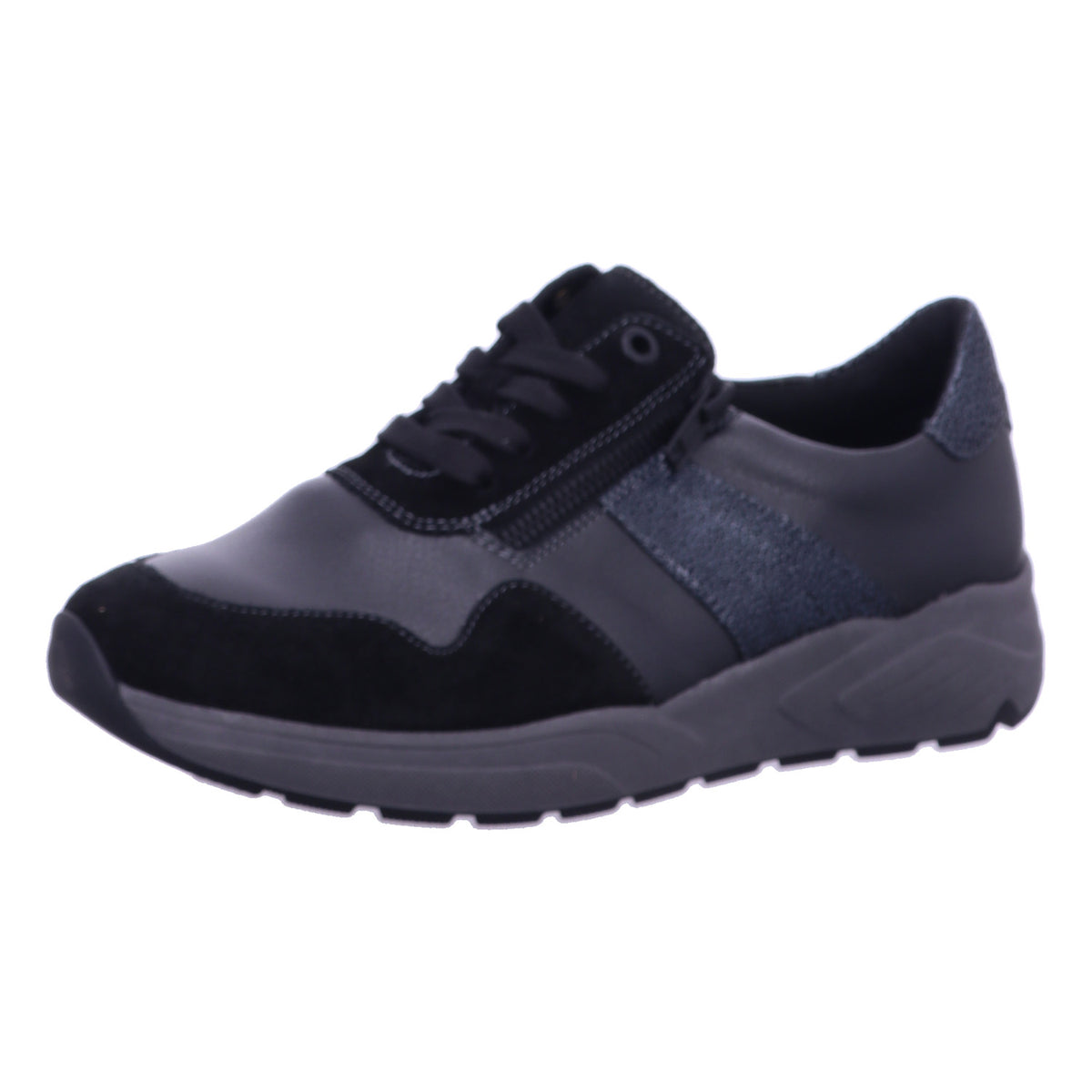 Solidus Schnürschuh 66501 Kea VEL/MILUNA ST/PAN offblack mul in Grau