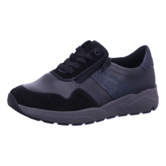 Solidus Schnürschuh 66501 Kea VEL/MILUNA ST/PAN offblack mul in Grau