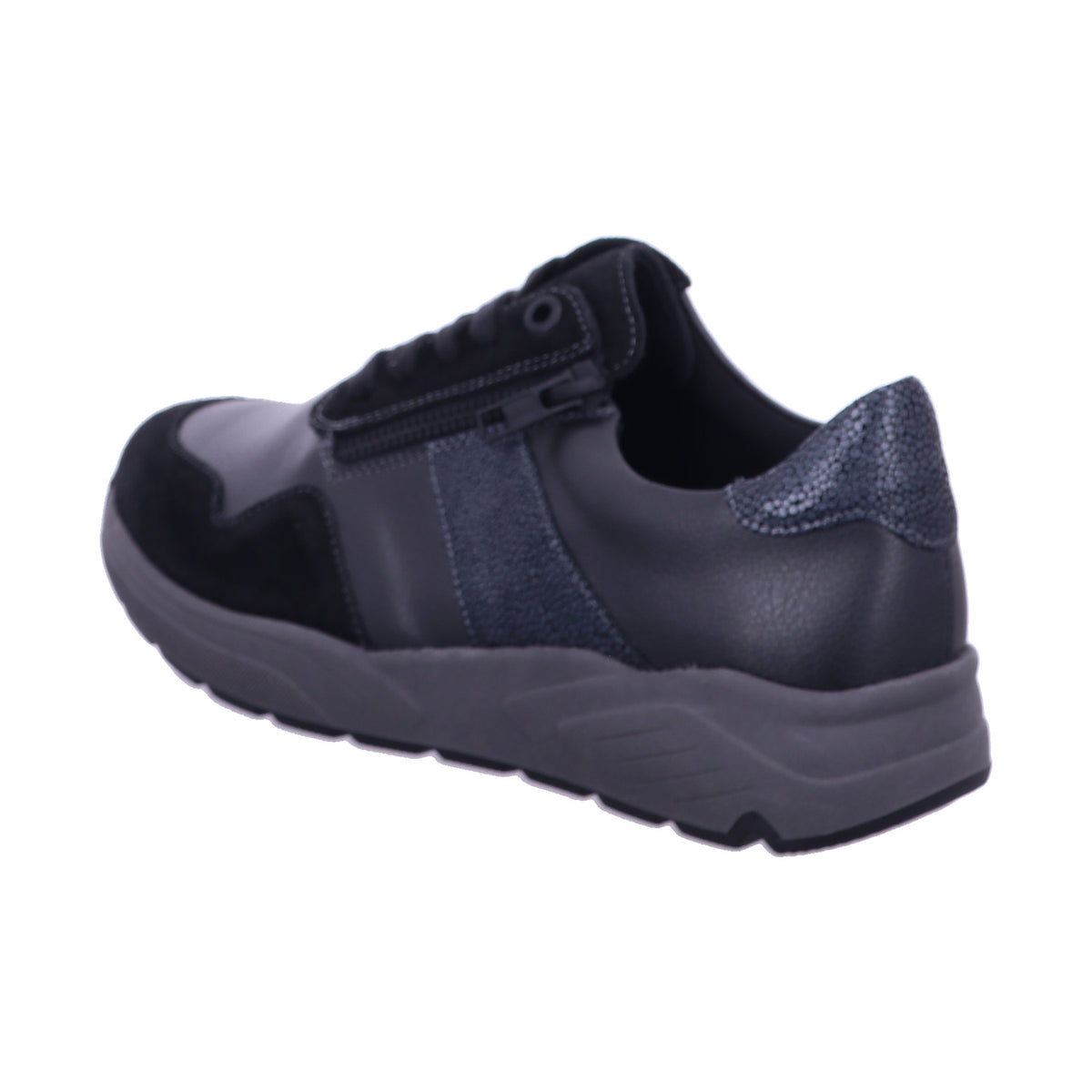 Solidus Schnürschuh 66501 Kea VEL/MILUNA ST/PAN offblack mul in Grau