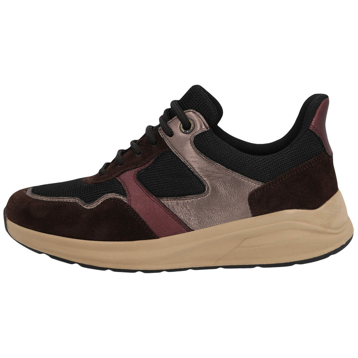 Solidus Schnürschuh 54514 Kitty VELOUR/ALASKA ebano multi in VELOUR/ALASKA/CARTER