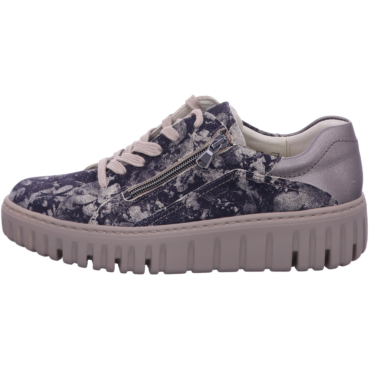 Waldläufer Schnürschuh 941005 H-Livia in Beige