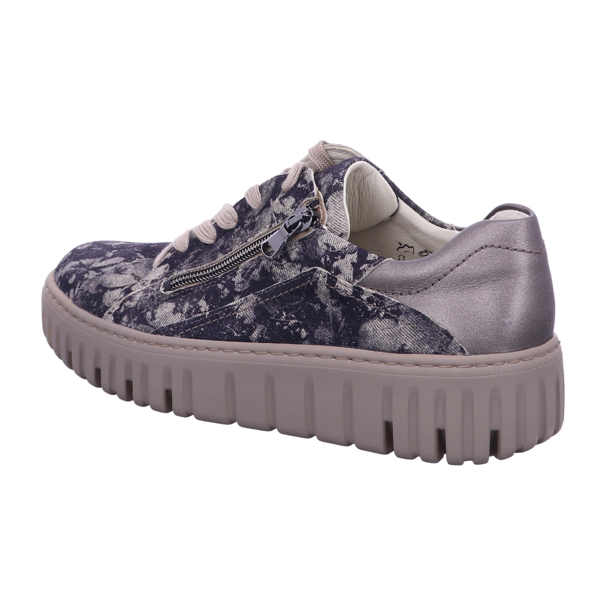 Waldläufer Schnürschuh 941005 H-Livia in Beige