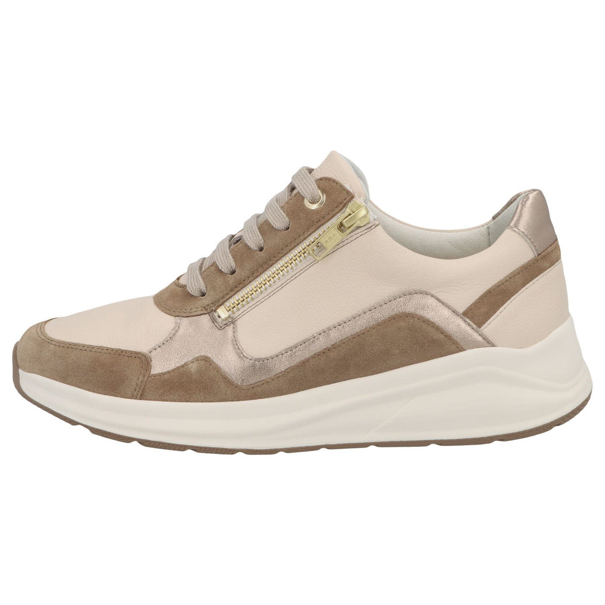 Solidus Schnürschuh 54503 Kitty Weite H+K in Beige