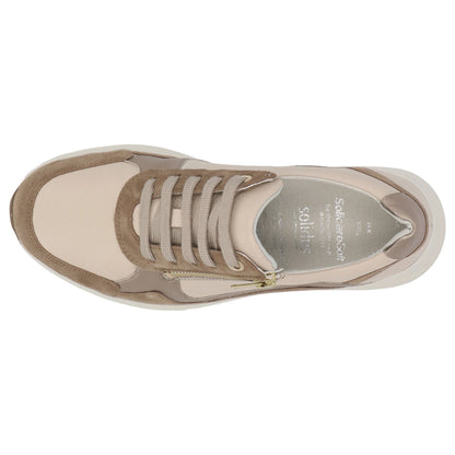 Solidus Schnürschuh 54503 Kitty Weite H+K in Beige