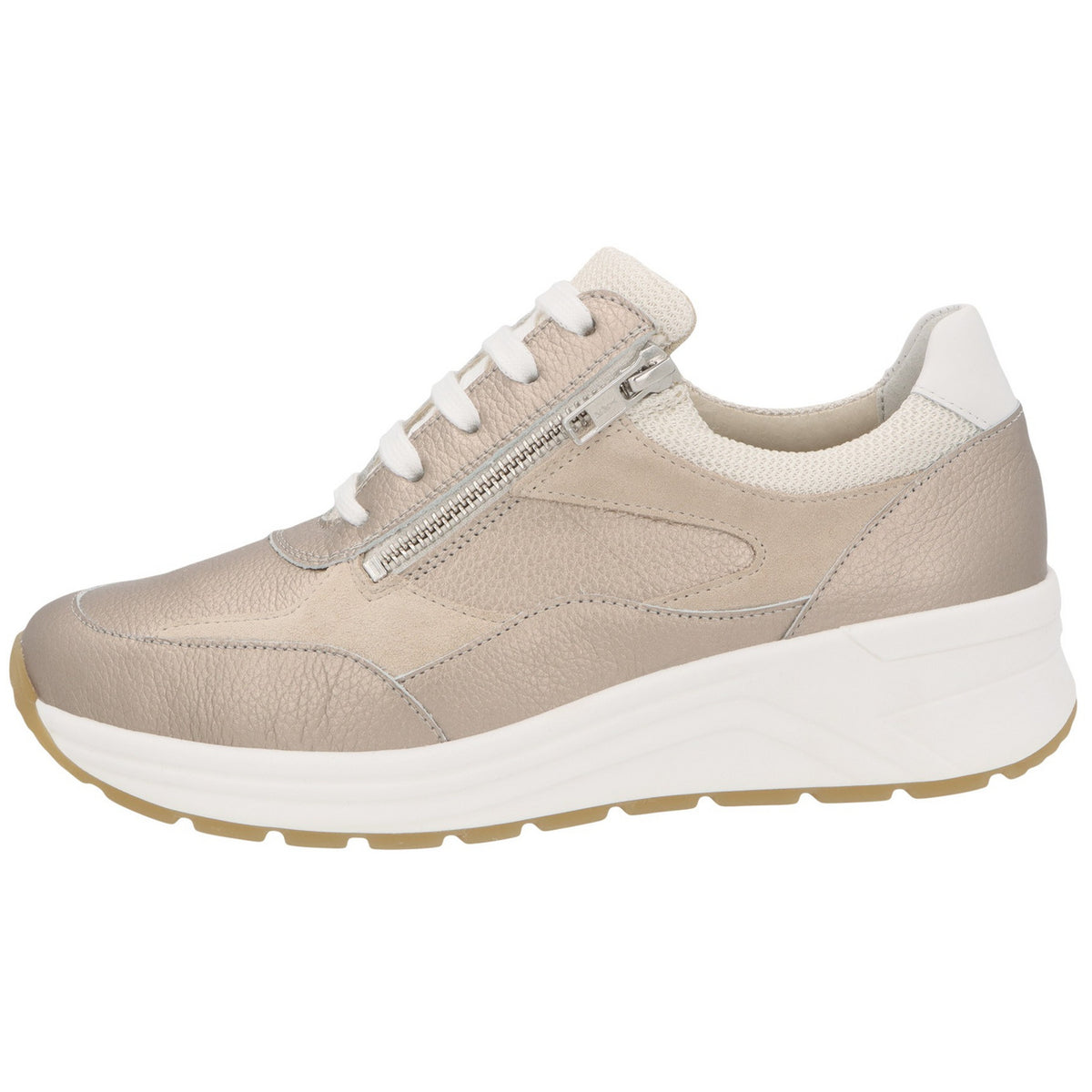 Solidus Schnürschuh 59084 Karna - Weite K in Beige