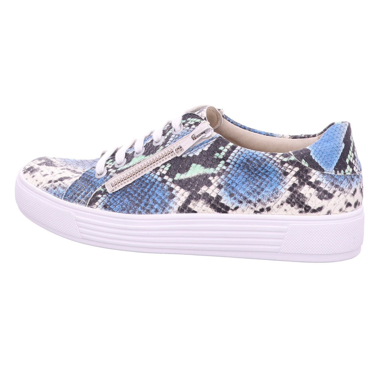 Solidus Schnürschuh 37004 Hazel - Weite H in Blau