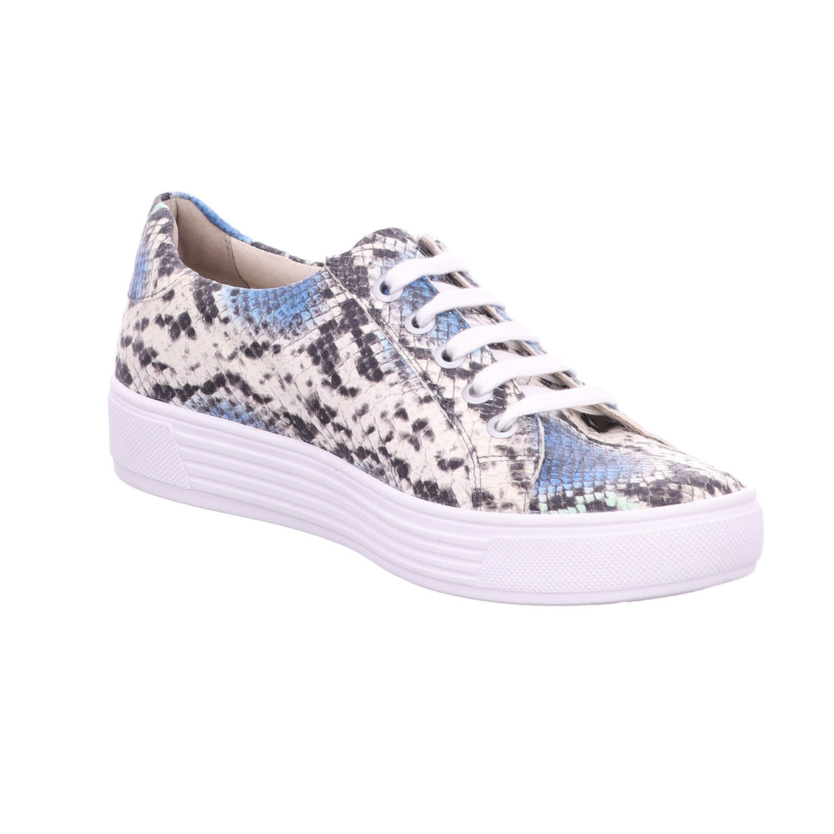 Solidus Schnürschuh 37004 Hazel - Weite H in Blau