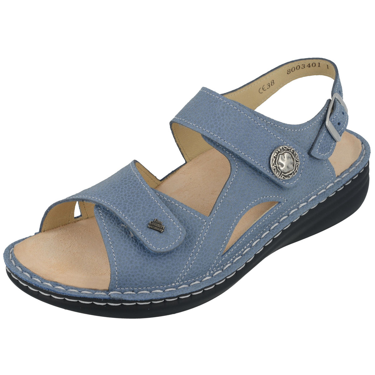 Finn Comfort Schnürschuh 02641-834214 BARBUDA in Blau
