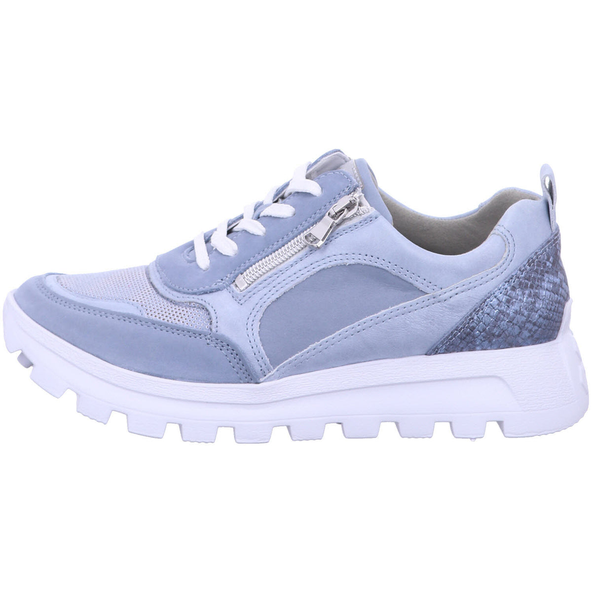 Waldläufer Schnürschuh 993H01-606 DENVER BRONX LIGHTSTRETCH in Blau