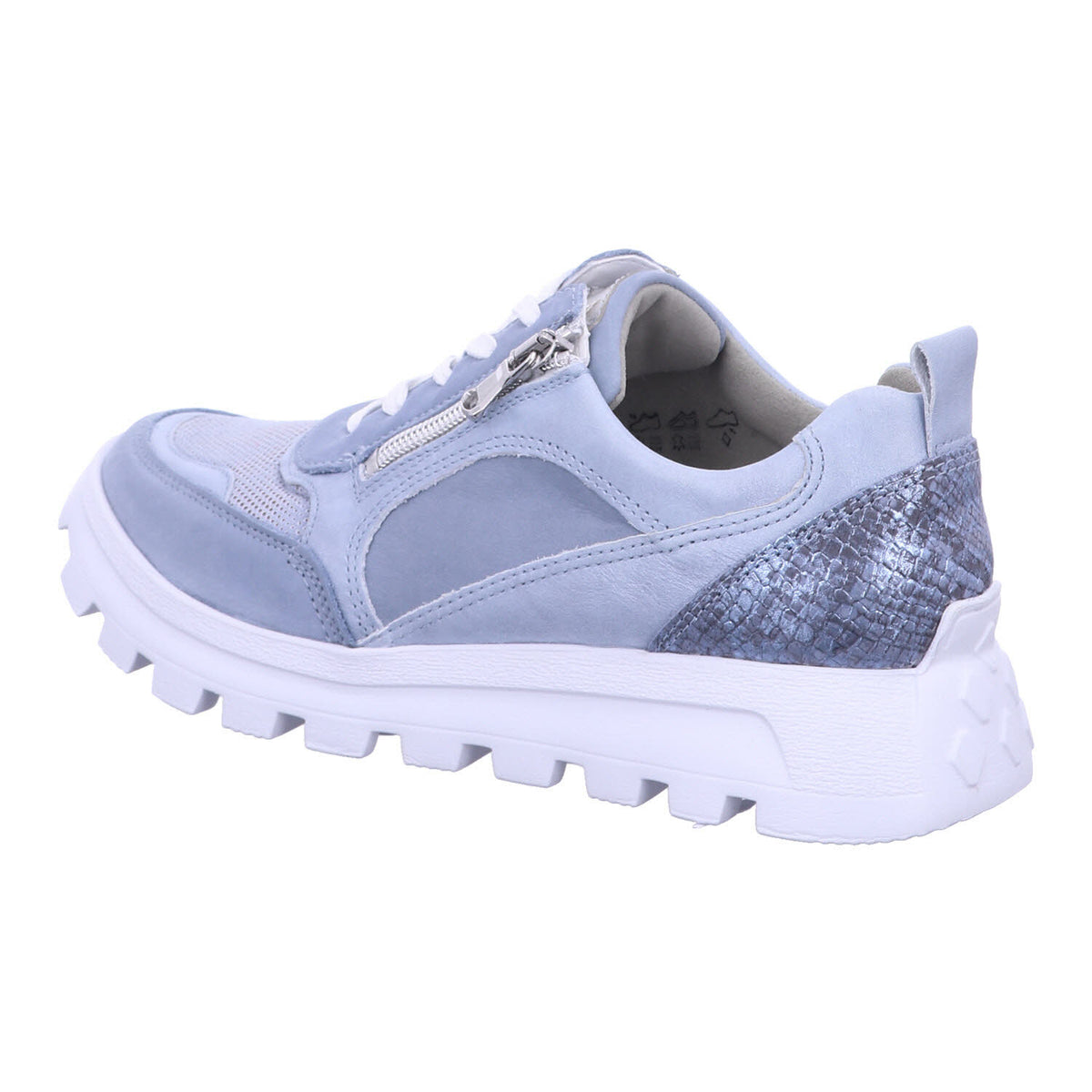 Waldläufer Schnürschuh 993H01-606 DENVER BRONX LIGHTSTRETCH in Blau