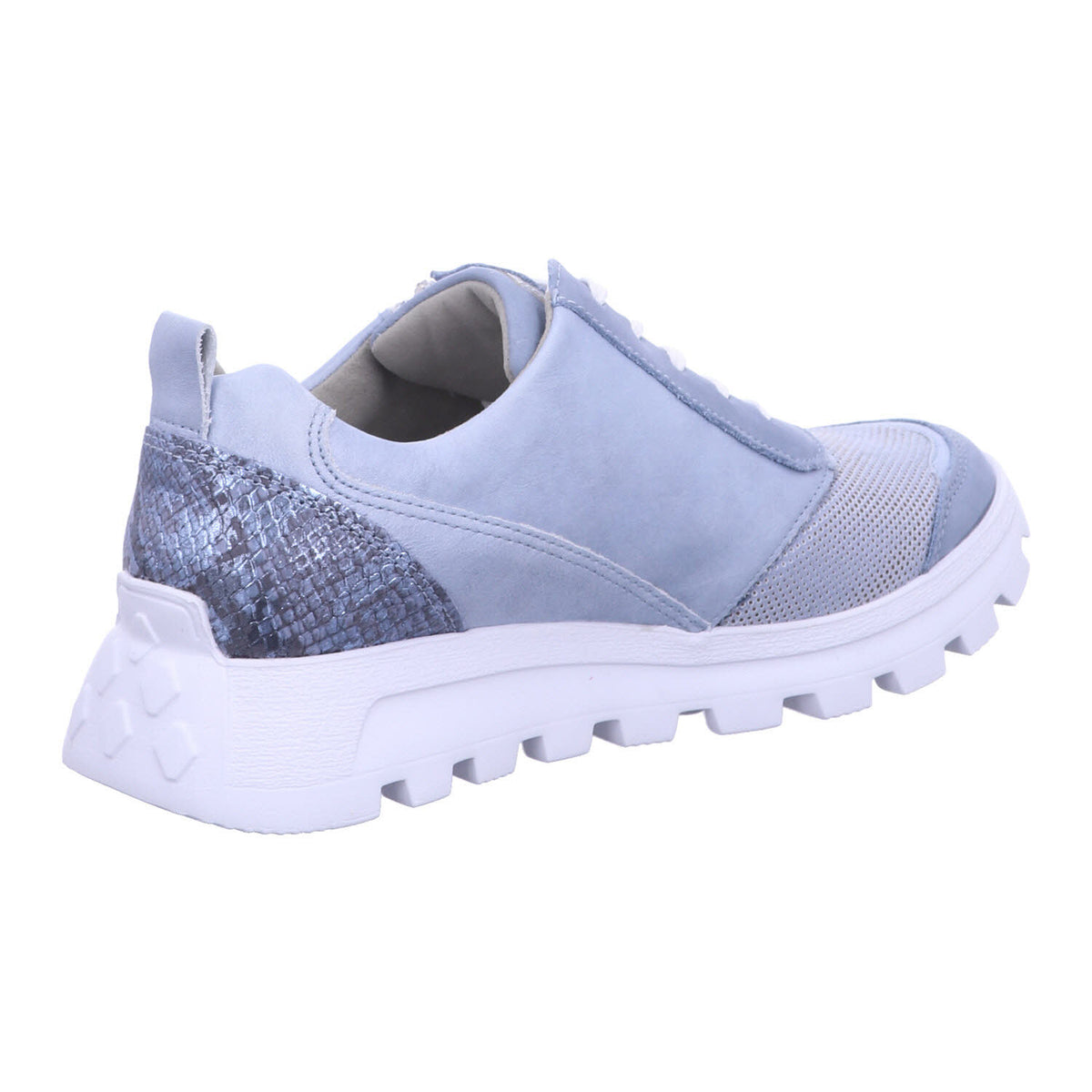 Waldläufer Schnürschuh 993H01-606 DENVER BRONX LIGHTSTRETCH in Blau