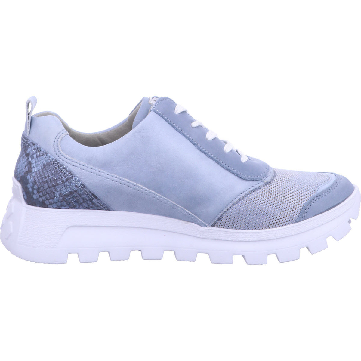 Waldläufer Schnürschuh 993H01-606 DENVER BRONX LIGHTSTRETCH in Blau