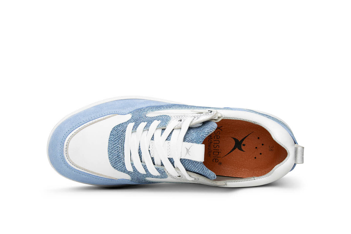 Xsensible Schnürschuh 30215 3 Grenoble in blau