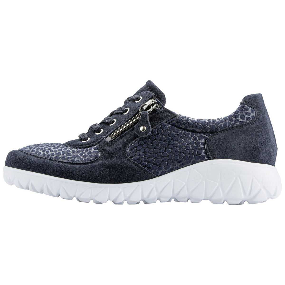 Waldläufer Schnürschuh H89001 218 Havy Soft in Blau