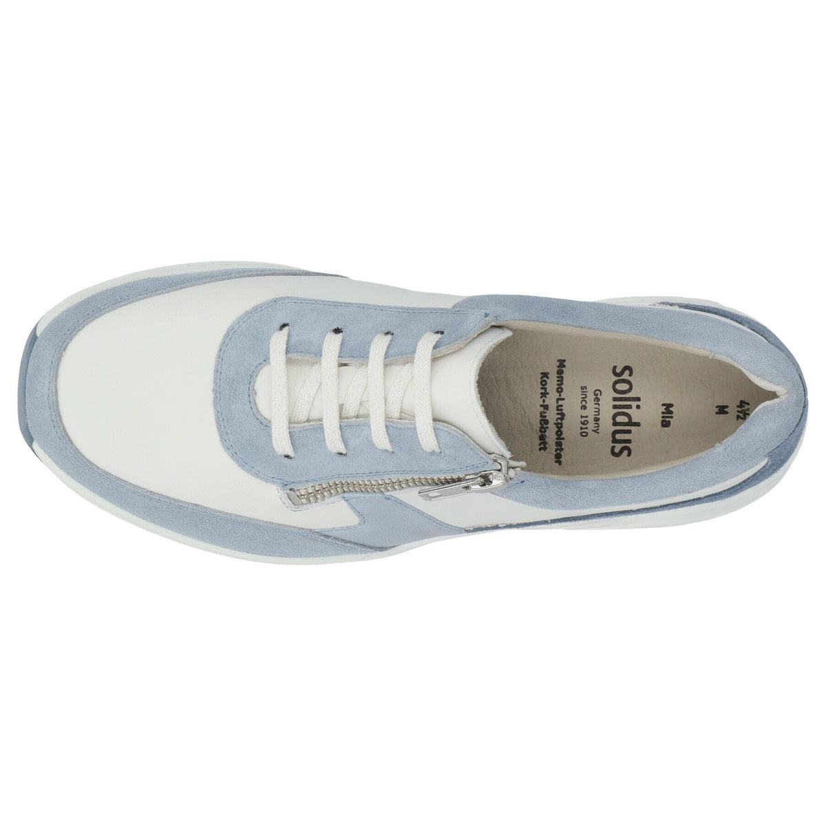 Solidus Schnürschuh 43025 Mia - Weite M in Blau