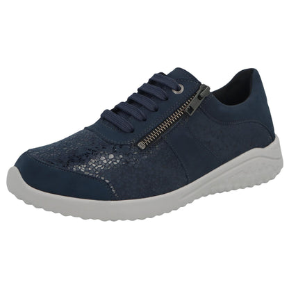 Solidus Schnürschuh 60508 Kyle - Weite K in Blau