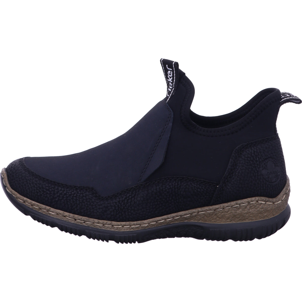 Rieker Slipper N3275  in Schwarz