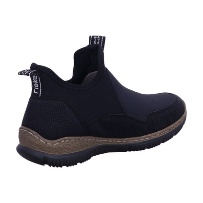 Rieker Slipper N3275  in Schwarz