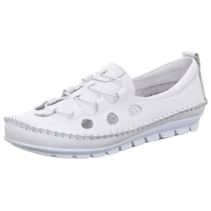 Gemini Slipper 003115 01 NAPPA SCHNUERSCHUH in Weiß