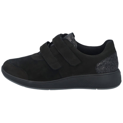 Solidus Slipper 65505 Kalea NUBUK/SUEDE STR/CIGNO schwarz in NUBUK/SUEDE STR/CIGN