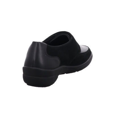 Solidus Slipper 41501 Maike NUBUK/NAPPAFL/VITELLO schwarz in NUBUK/NAPPAFL/VITELL