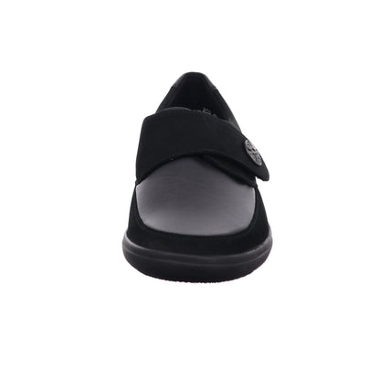 Solidus Slipper 41501 Maike NUBUK/NAPPAFL/VITELLO schwarz in NUBUK/NAPPAFL/VITELL