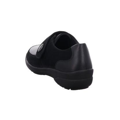 Solidus Slipper 41501 Maike NUBUK/NAPPAFL/VITELLO schwarz in NUBUK/NAPPAFL/VITELL