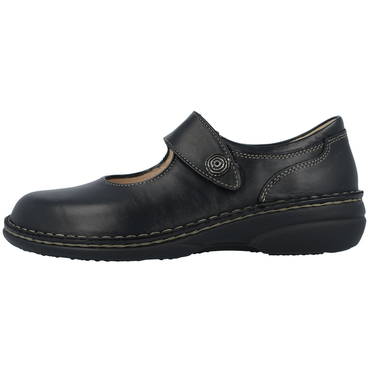 Finn Comfort Slipper 02058 LAVAL in Schwarz