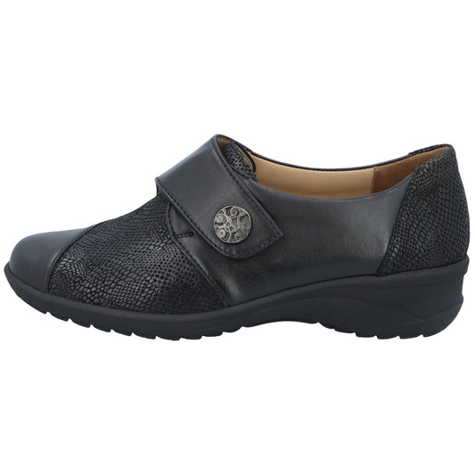 Solidus Slipper 42003 Karo - Weite K in Schwarz