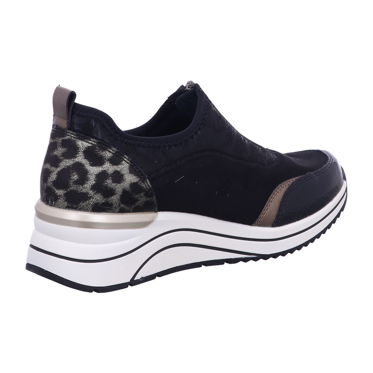 Remonte Slipper D0T08  in Schwarz