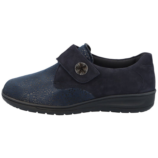 Solidus Slipper 29506 Kate BUBBLE FLEX/NUBUK night blue in BUBBLE FLEX/NUBUK ni