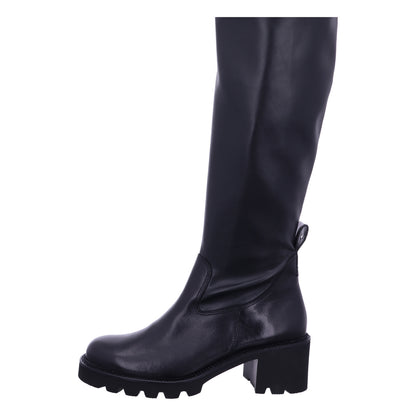 Paul Green Boot 8141 0078-8141-008/Langschaftstiefel in Schwarz