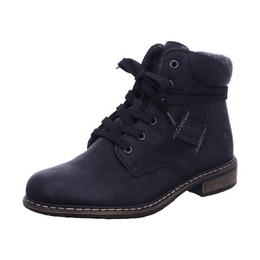Rieker Boot 71222 HWK Damen Stiefel in Schwarz