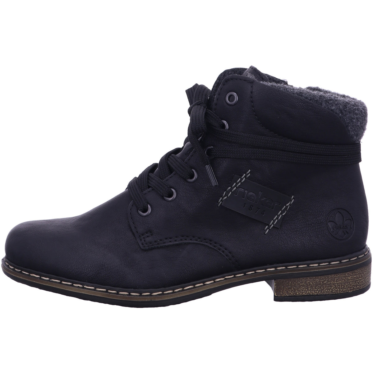 Rieker Boot 71222 HWK Damen Stiefel in Schwarz