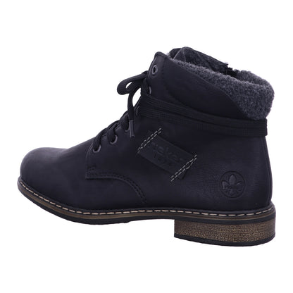 Rieker Boot 71222 HWK Damen Stiefel in Schwarz