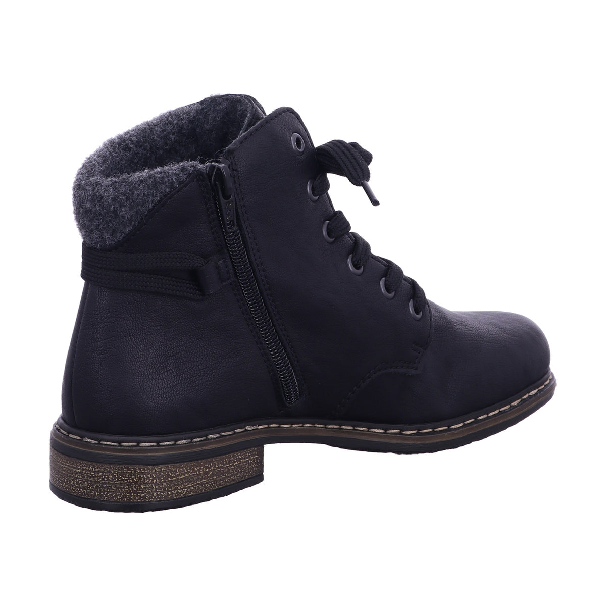 Rieker Boot 71222 HWK Damen Stiefel in Schwarz