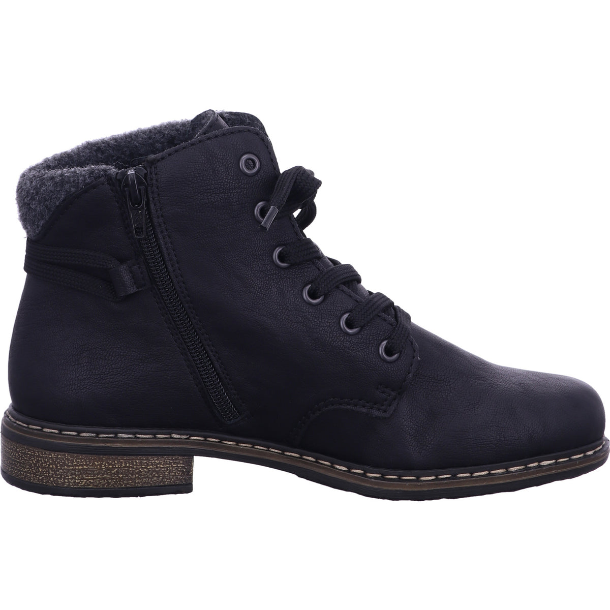 Rieker Boot 71222 HWK Damen Stiefel in Schwarz