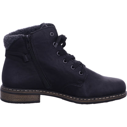 Rieker Boot 71222 HWK Damen Stiefel in Schwarz
