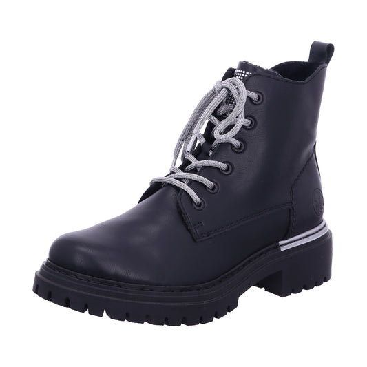 Rieker Boot 72620 HWK Damen Stiefel in Schwarz