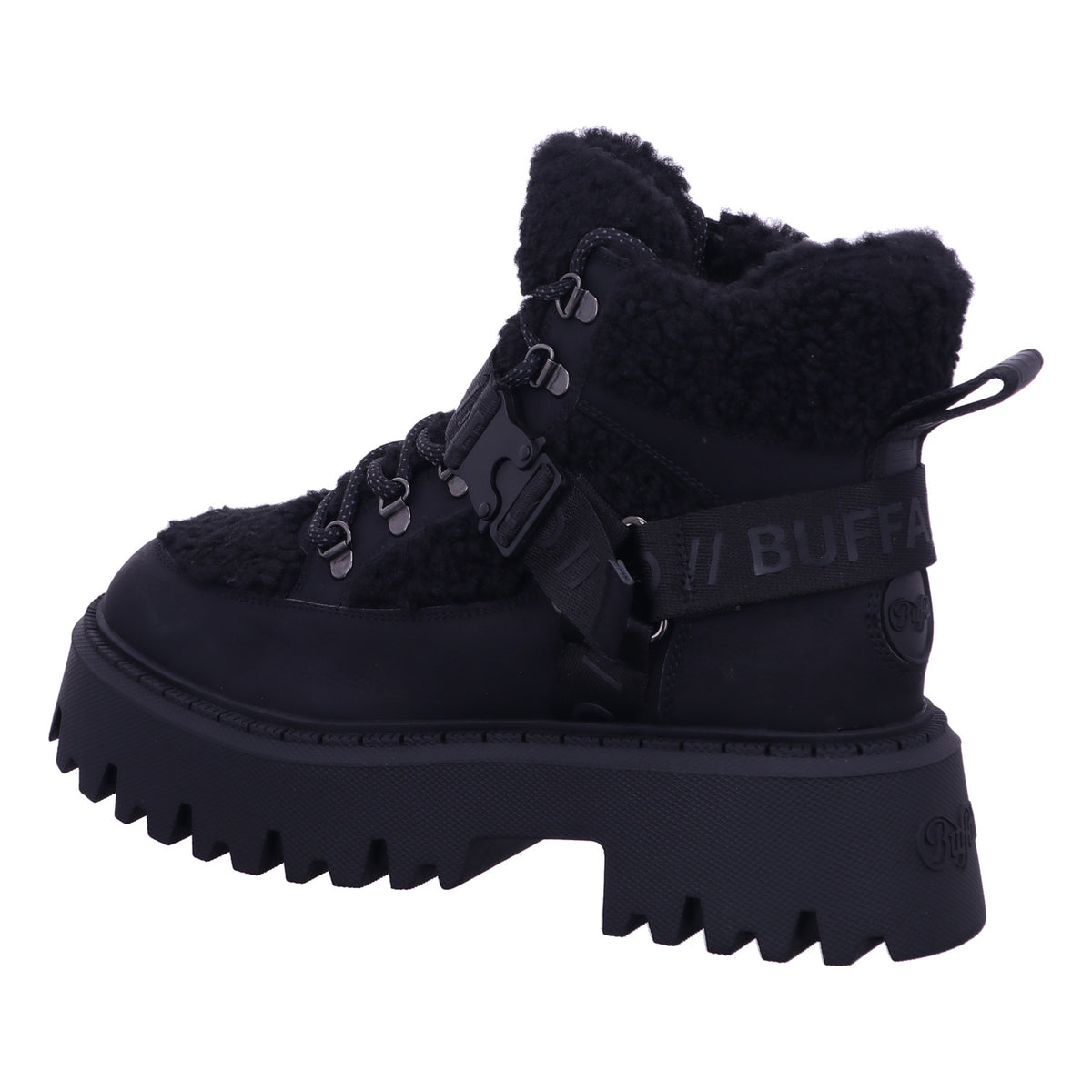 Buffalo Boot 1622593 ASPEN COM MID WARM in Schwarz