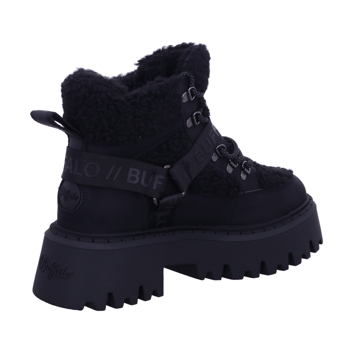 Buffalo Boot 1622593 ASPEN COM MID WARM in Schwarz