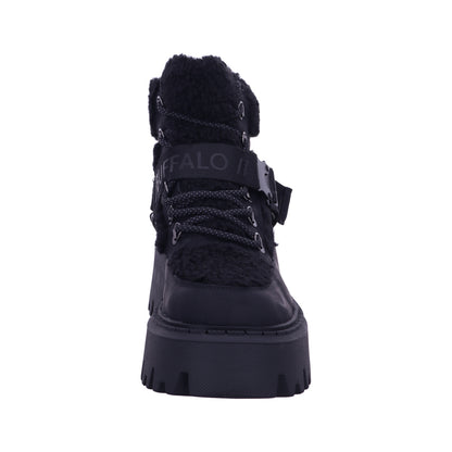 Buffalo Boot 1622593 ASPEN COM MID WARM in Schwarz