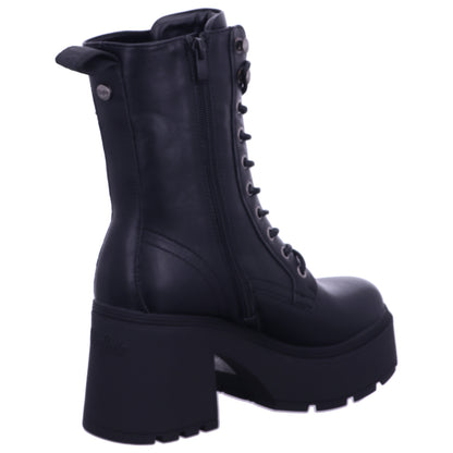 Buffalo Boot 1622615 MILA LACE UP MID in Schwarz
