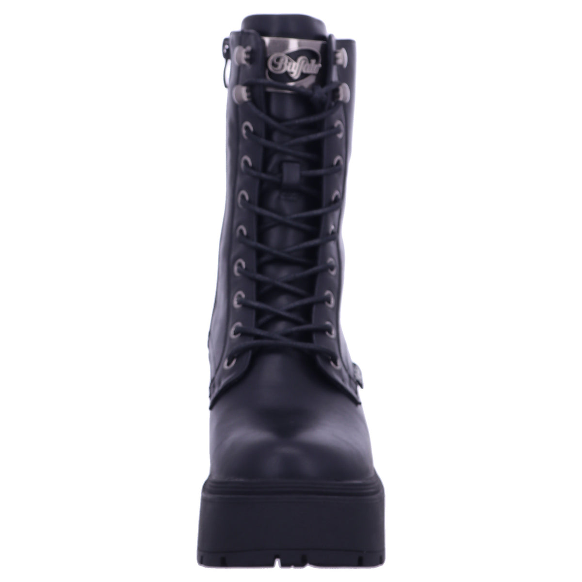 Buffalo Boot 1622615 MILA LACE UP MID in Schwarz
