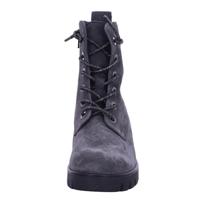 Gabor Boot 8018 02 Schnürstiefeletten in Grau