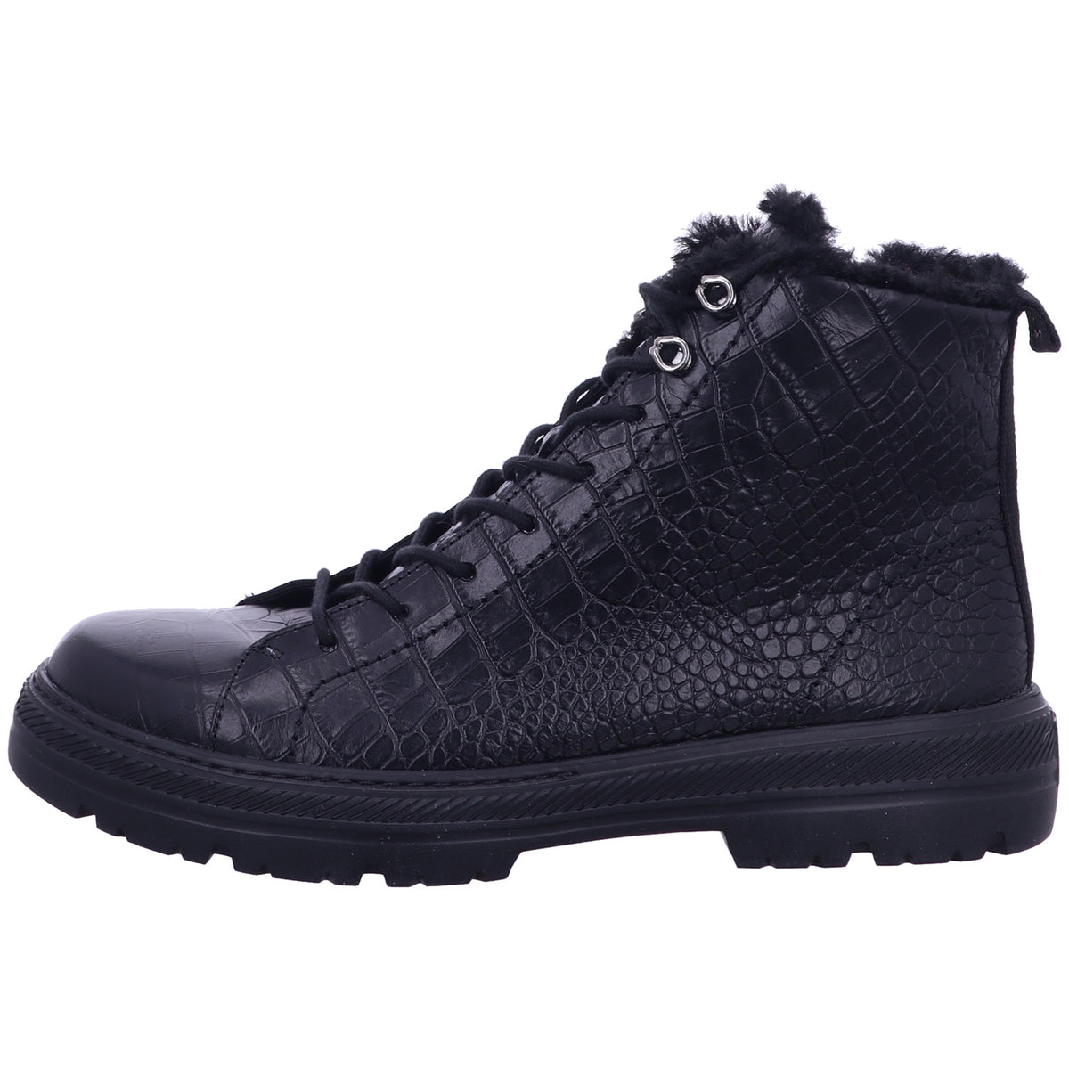 Paul Green Winterschuh 5287 0078-5287-078/Schnürstiefelette in Schwarz
