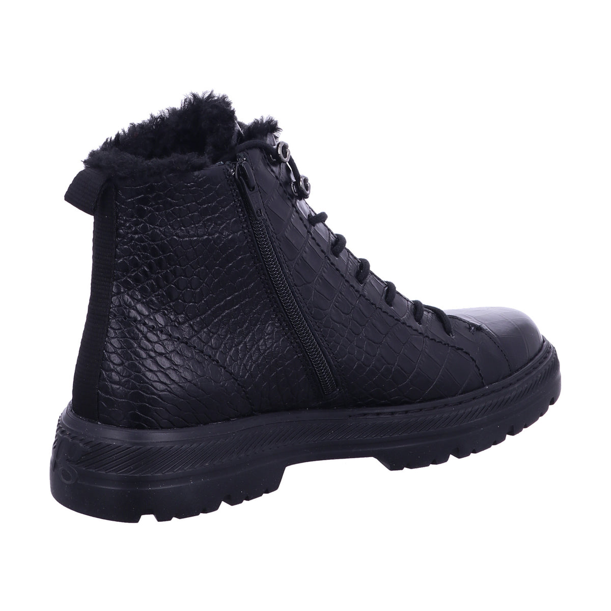 Paul Green Winterschuh 5287 0078-5287-078/Schnürstiefelette in Schwarz